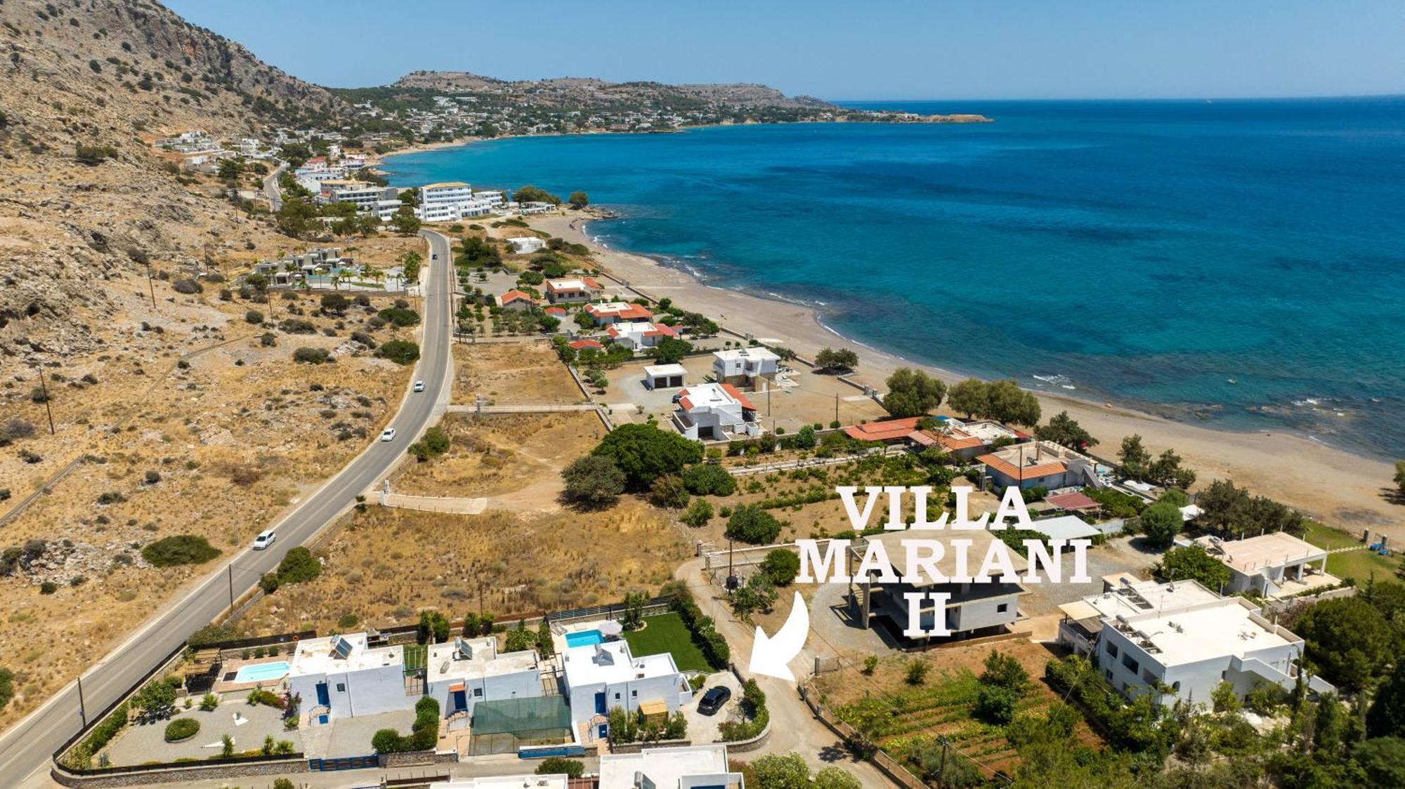 Villa Mariani II - In Lothiarika, Newly Renovated June 2024, Private Pool, Lindos 10 Min, Beach 120M Lardos Exteriér fotografie